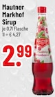 Sirup Himbeere von Mautner Markhof im aktuellen Trinkgut Prospekt für 2,99 €