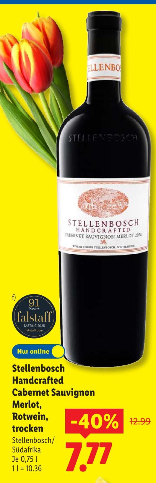 Handcrafted Cabernet Sauvignon Merlot, Rotwein, trocken