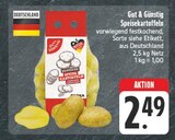 EDEKA Dinkelsbühl - Speisekartoffeln Angebot im Prospekt Speisekartoffeln bei EDEKA im Dinkelsbühl Prospekt für 2,49 €
