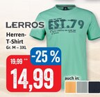 Herren-T-Shirt Angebote von LERROS bei Kaufhaus Stolz Bremerhaven für 14,99 €
