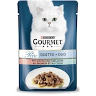 GOURMET Perle Duetto mit Lachs und Seelachs 85 g Angebote von Gourmet bei Zookauf Schwerte für 0,59 €