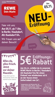 Aktueller REWE Prospekt "Dein Markt" Seite 1 von 32 Seiten für Berlin