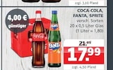 Aktuelle Coca Cola Angebote bei Getränke Quelle WVG in Halberstadt Aktuelles Fanta, Sprite Angebot bei Getränke Quelle WVG in Halberstadt ab 17,99 €