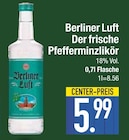Der frische Pfefferminzlikör von Berliner Luft im aktuellen EDEKA Prospekt für 5,99 €