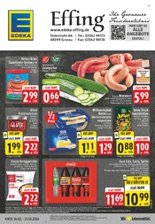 EDEKA Discounter Prospekt der aktuellen Woche mit 24 Seiten, gültig von 16.03.2026 bis 21.03.2026, in Gronau und Umgebung Aktueller EDEKA Discounter Prospekt in Gronau und Umgebung, "Aktuelle Angebote" mit 24 Seiten, 16.03.2026 - 21.03.2026