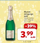 Jahrgangssekt im Angebot bei Markant Nordwest in Paderborn Jahrgangssekt Angebote von Mumm bei Markant Nordwest Paderborn für 3,99 €