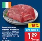 Aktuelles Bugbraten vom Irischen Weiderind Angebot bei Netto Marken-Discount in Cottbus ab 1,29 €