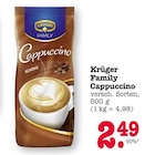 Family Cappuccino Angebote von Krüger bei E center Heidelberg für 2,49 €
