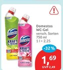 WC-Gel von Domestos für 1,69 € bei budni im Angebot WC-Gel von Domestos im aktuellen budni Prospekt