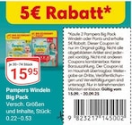Windeln Big Pack Angebote von Pampers bei GLOBUS Mannheim für 15,95 €