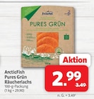 Pures Grün Räucherlachs bei nah&frisch im Voltlage Prospekt für 2,99 €