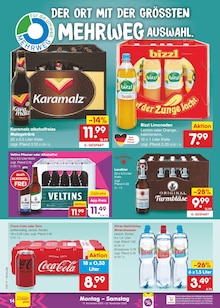 Coca Cola im aktuellen Netto Marken-Discount Prospekt (Mannheim) Coca Cola im Netto Marken-Discount Prospekt "Aktuelle Angebote" mit 58 Seiten (Mannheim)
