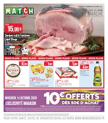 Prospectus Supermarchés Match : «C'EST TOUS LES JOURS LE MARCHÉ» avec 24 pages, 13/10/2026 - 25/10/2026 Catalogue Supermarchés Match en cours à Rocroi et aux alentours : «C'EST TOUS LES JOURS LE MARCHÉ» avec 24 pages, valable du 13/10/2026 au 25/10/2026