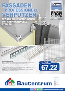 i&M BauCentrum Prospekt Fassaden professionell VERPUTZEN mit 2 Seiten
