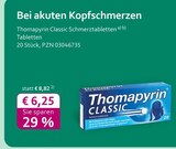 mea - meine apotheke - Thomapyrin Classic Schmerztabletten Angebot im Prospekt Thomapyrin Classic Schmerztabletten bei mea - meine apotheke im Prospekt "" für 6,25 €