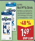ALDI Nord Bad Emstal - Not Mlk Drink Angebot im Prospekt Not Mlk Drink bei ALDI Nord im Bad Emstal Prospekt für 1,49 €
