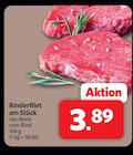 Rinderfilet am Stück Angebote bei Markant Nordwest Emden für 3,89 €