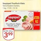 Thunfisch-Filets Angebote von Saupiquet bei GLOBUS Hof für 3,99 €