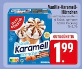 Vanille-Karamell-Hörnchen im EDEKA Prospekt Vanille-Karamell-Hörnchen im aktuellen EDEKA Prospekt für 1,99 €