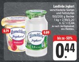Joghurt Himbeere im Angebot bei EDEKA in Freiberg Joghurt Himbeere Angebote von Landliebe bei EDEKA Freiberg für 0,44 €