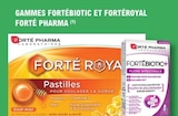 30% avec la carte sur la gammes fortebiotic et forteroyal sur forté pharma à E.Leclerc dans Vallery