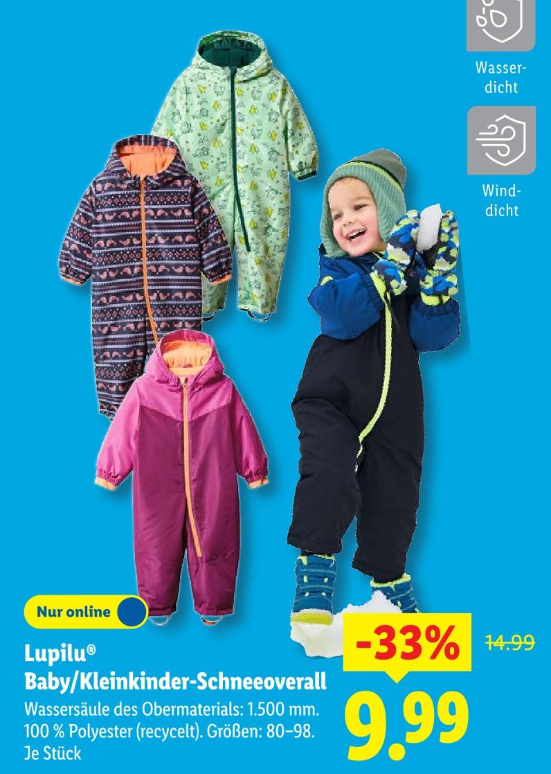 Baby/Kleinkinder-Schneeoverall
