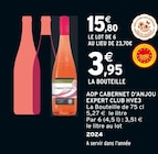 Promo AOP cabernet d'anjou hve3 à 15,80 € dans le catalogue Intermarché à Thiers