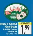 Veganer Käse-Ersatz von Simply V im aktuellen EDEKA Prospekt für 1,99 €