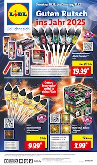 Feuerwerk im Lidl Prospekt "LIDL LOHNT SICH" mit 16 Seiten (Nürnberg)