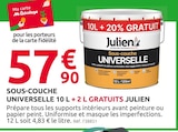 Mr.Bricolage Magalas - Promo Sous-couche Universelle 10 L + 2 L gratuits Promo Sous-couche Universelle 10 L + 2 L gratuits à 57,90 € dans le catalogue Mr.Bricolage à Magalas