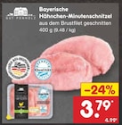 Bayerische Hähnchen-Minutenschnitzel von Gut Ponholz im aktuellen Netto Marken-Discount Prospekt für 3,79 €