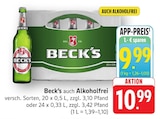 EDEKA - Beck's auch Alkoholfrei Angebot im Prospekt Beck's auch Alkoholfrei bei EDEKA im Prospekt "" für 9,99 €
