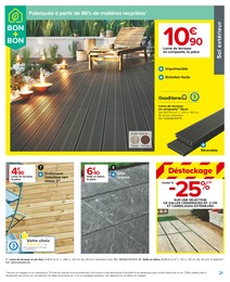 Prix et réduction Aménagement Extérieur dans le prospectus Castorama en cours Offre Aménagement Extérieur dans le catalogue Castorama du moment à la page 21