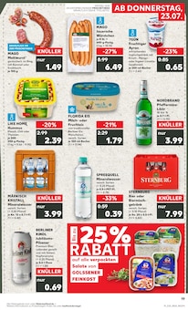 Wasser im Kaufland Prospekt "Hier bin ich richtig" mit 56 Seiten (Berlin)
