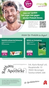Aktueller mea - meine apotheke Prospekt "Unsere August-Angebote" Aktueller mea - meine apotheke Prospekt