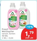 Weichspüler von Frosch für 1,79 € bei budni im Angebot Weichspüler von Frosch im aktuellen budni Prospekt