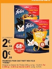 Friandises pour chat Party Mix Felix - Purina en promo chez E.Leclerc Friandises pour chat Party Mix Felix - Purina dans le catalogue E.Leclerc
