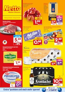 Fleisch im aktuellen Netto Marken-Discount Prospekt (Mannheim) Fleisch im Netto Marken-Discount Prospekt "Aktuelle Angebote" mit 72 Seiten (Mannheim)