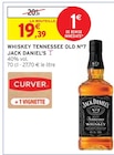 Whiskey Tennessee Old n°7 - Jack Daniel's en promo chez Intermarché Montluçon à 19,39 €