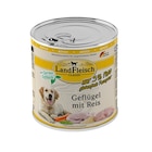 LandFleisch Dog Classic Geflügel mit Reis und Gartengemüse exta mager 800 g bei Zookauf im Jessen Prospekt für 1,99 €