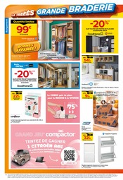 Promos Dressing dans le catalogue "LA TRÈÈÈS GRANDE BRADERIE" de Castorama Dressing en promo dans le catalogue Castorama à la page 8
