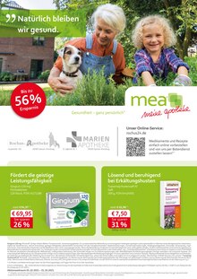 mea - meine apotheke Prospekt für Spiesen-Elversberg mit 6 Seiten mea - meine apotheke Prospekt für Spiesen-Elversberg: Unsere Oktober-Angebote, 6 Seiten, 30.9.2021 - 31.10.2021