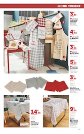 Promos Nappe Rectangulaire dans le catalogue "Le Blanc À PRIX BAS" de Super U à la page 27