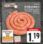 Aktuelle Bratwurst Angebote bei EDEKA in Osnabrück Aktuelles Frische Grillbratwurst Angebot bei EDEKA in Osnabrück ab 1,19 €