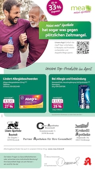 Aktueller mea - meine apotheke Prospekt "Unsere April-Angebote" für Boostedt Aktueller mea - meine apotheke Prospekt für Boostedt mit Seiten