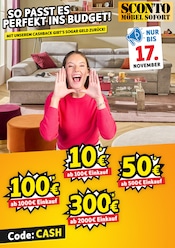 Aktueller Sconto SB Prospekt mit Topfset, "SO PASSTE ES PERFEKT INS BUDGET!", Seite 1