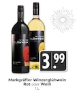 Winzerglühwein Rot Angebote von Markgräfler bei Hieber Lörrach für 3,99 €
