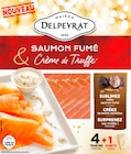 Saumon Fumé Et Dosette De Sauce Maison Delpeyrat à 6,99 € dans le catalogue Auchan Hypermarché