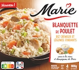 Blanquette de Poulet Surgelée - MARIE à 2,96 € dans le catalogue Intermarché Hyper