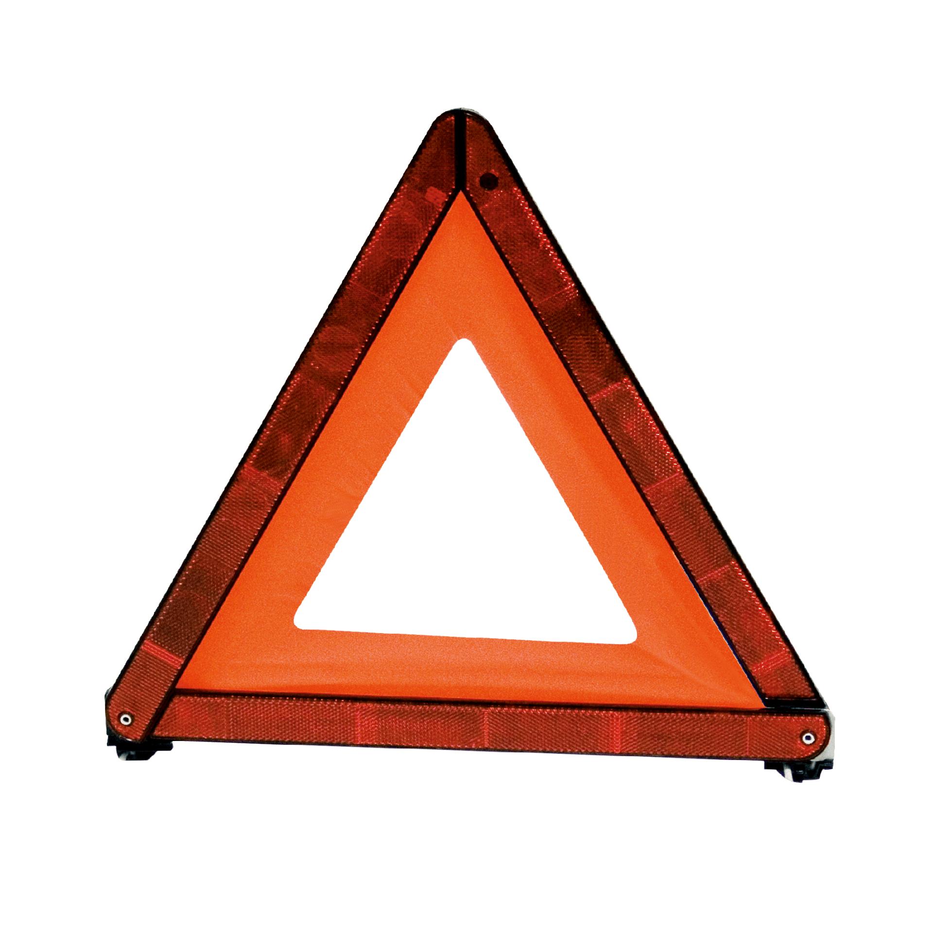 Warndreieck im Köcher aus Kunststoff, zusammenklappbar, mit Metallstandfüßen bei Volkswagen im Hoppegarten Prospekt für 5,45 €